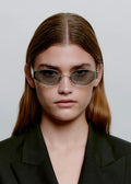 Bella Solbrille Silver Crystal