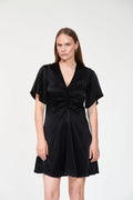 Lieben Satin Dress Black