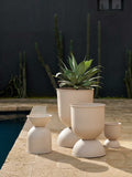 Hourglass Pot Medium Cashmere