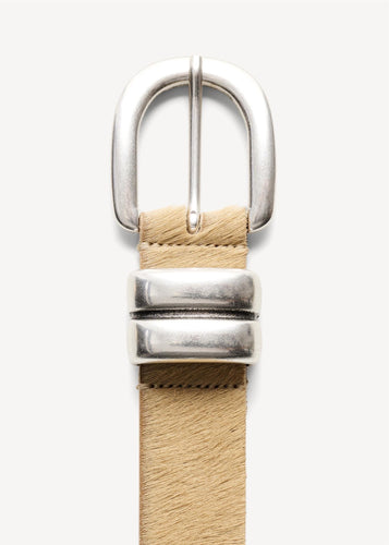 Zoira Leather Belt Wood
