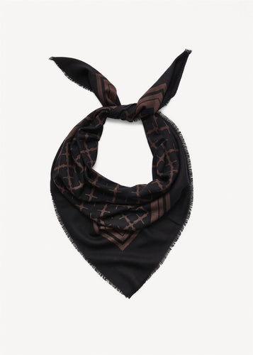 Cornelis Wool Scarf Dark Chocolate