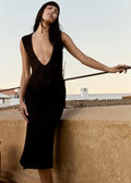 Tanzania Back Dress Black