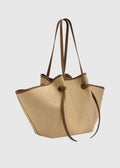Large Mochi Biscuit Woven Raffia