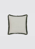 Fey Fringe Cushion Cover Green