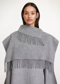 Turtla Wool Scarf Grey Melange