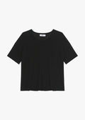 Melis Linen T-skjorte | Black