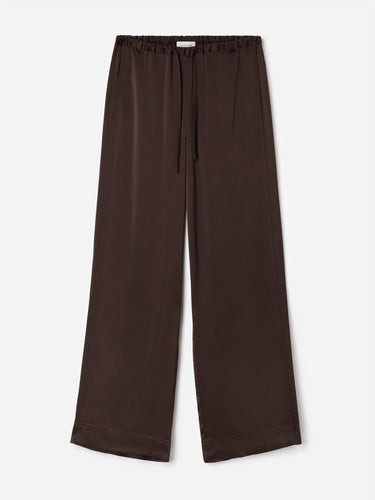 Drawstring Trousers Chocolate Brown