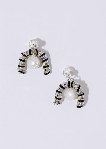 Petite Paris Baroque Zebra Øredobber
