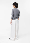 Lilja Merino Cardigan Stone Grey