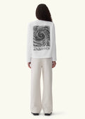 The Storm's Eye Longsleeve White