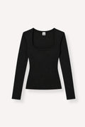 Hera Longsleeve Top Black