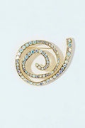 Diamond Dahlia Brooch