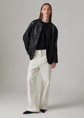 Siia Soft Lamb Leather Jacket Black