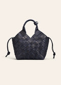 Misu Navy Nubuck Shoulder Bag