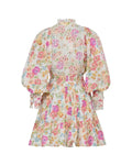 Cotton Slub Mini Dress Flora