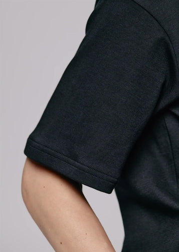 Stella Half Sleeve Tee Black