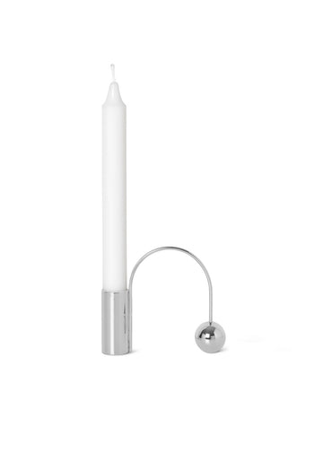Balance Candle Holder Chrome