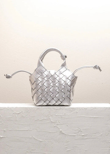 Misu Mini Silver Crossbody Bag