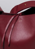 The Norma Tote Burgundy Red