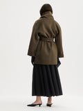 Trinelle Hunt Wool Coat