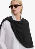 Pinne Wool Cape Black