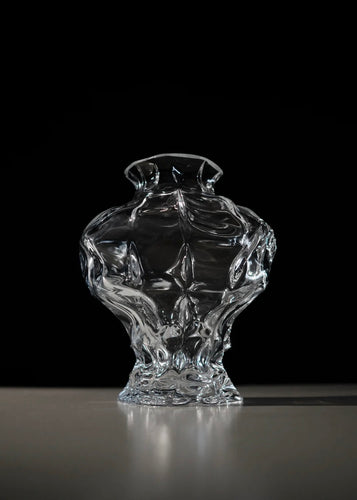 Ammonit Large Vase Clear