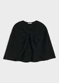 Pinne Wool Cape Black