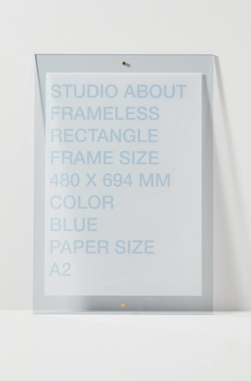 Frameless A2 | Rectangle | Blue