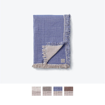 Collect Throw SC32 | Cloud Blue Cotton