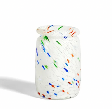 Splash Vase | White Dot | Medium