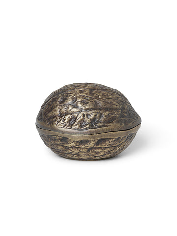 Forest Nut Box | Antique Brass