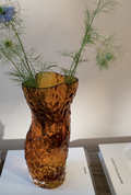 Ostrea Glass Vase | Amber