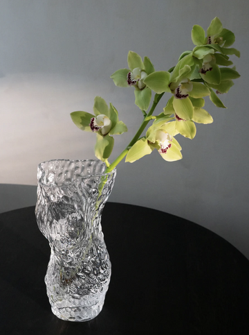 Ostrea Glass Vase | Clear