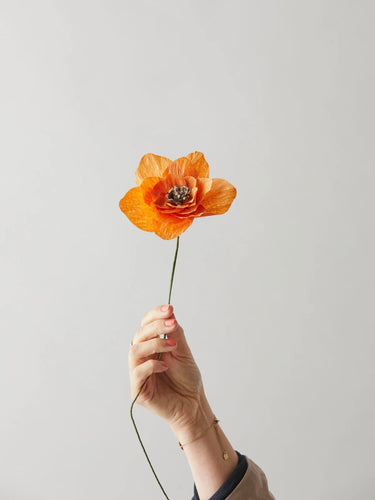 Poppy Orange | Papirblomst