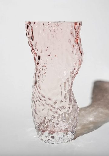 Ostrea Glass Vase | Pale Rose