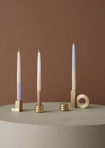 Square Solid Brass | Candleholder