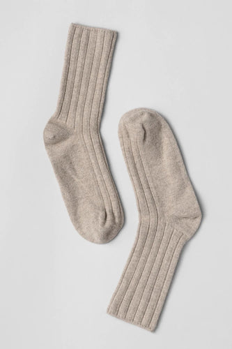 Amazing Cashmere Socks | Oatmeal Melange