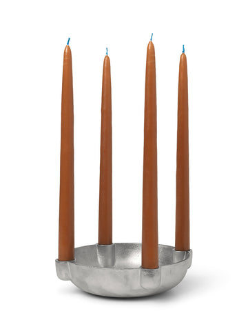 Bowl Candle Holder | Medium | Aluminium