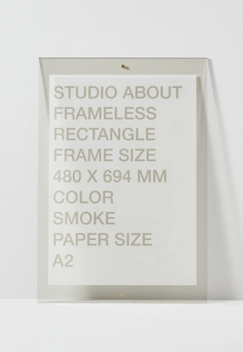 Frameless A2 Rectangle | Smoke