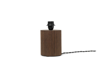 Post Bordlampe Lampefot Walnut